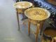 Incredible Opulent Italian Empire Style End Tables With Inlay 1900-1950 photo 2
