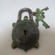 Wonderful Chinese Handwork Style Bronze Turtle Lock Ang Key Other photo 4