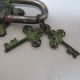Wonderful Chinese Handwork Style Bronze Turtle Lock Ang Key Other photo 5