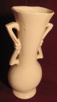 Vintage/almost Vintage White Vase W/grape Deco,  Gold Edge Trimming - - Japan Stamp Vases photo 3