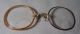 Old Gold Filled Shur - On Pince Nez Eyeglasses Spectacles Portland Or Case Cloth Optical photo 1