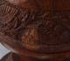 Vintage Mortar & Pestle Wood Hand - Carved Kharal Okhli India 10507 Mortar & Pestles photo 6