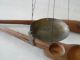 Old Vintage Hand Crafted Japanese Wood & Brass Musical Instrument Signed Other photo 3