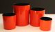 Mid Century 60 ' S Japanese 4 Chinese Red &black Lacquer Nested Containers Fun Mid-Century Modernism photo 6