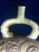 Inca Treasures Ltd Pre Columbian Moche Stirrup Vessel,  Pottery,  Artifact,  Coa The Americas photo 5