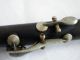 Antique Very Old Flute From The Early 20th Century Mahogany Wind photo 2