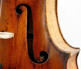 Very Interesting And Very Old,  C.  1780 Antique Violin,  Ready - To - Play photo