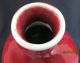 Large Chinese Kang Hsi Ox Blood Red Double Goruded Vase Vases photo 3
