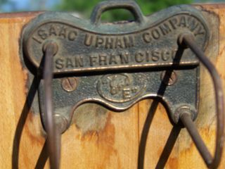 Antique Isaac Upham Co San Francisco Industrial Clip Board Y & E Yawman & Erbe photo
