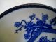 Old Japanese Meiji Period Blue & White Charger Plate - Floral/landscape 10 In. Plates photo 5