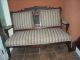 Antique Upholstered Carved Wood Sofa Unknown photo 2
