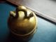Antique Asian/chinese/japenese? Vtg Brass/ Bronze/gold Dragon Gong Bell Bells photo 4