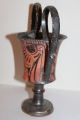 Good Quality Ancient Greek Pottery Red Figure Kantharos 4th Century Bc Greek photo 2