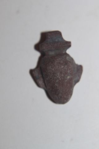 Quality Ancient Egyptian Hardstone Heart Amulet 1200bc photo