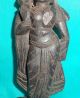 Antique Vintage Old Wooden Asian Goddess Statue Figure Masks photo 3