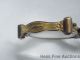 Antique 1800 S Gilded Folding Eye Glasses Monocle Magnifying Glass Conversion Optical photo 5