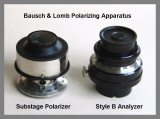 Bausch & Lomb Vintage Polarization (pol) Apparatus For B&l Biological Microscope photo