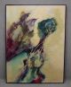 Large Vintage,  Claude Smith,  Mid - Century Modernist Abstract Oil Painting. . .  Nr Mid-Century Modernism photo 1