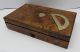 Antique Walnut Drawing Instrument Box - ' St.  Ange.  De Fornier ' - Paris C1820s Other photo 9