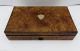 Antique Walnut Drawing Instrument Box - ' St.  Ange.  De Fornier ' - Paris C1820s Other photo 1