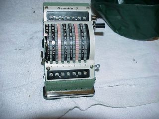 Resulta Adding Machine Model 7,  Made In West Germany Excellent photo