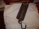 Antique Old Iron Hanging Scale Chatillon Serial 34 H Iron Hooks Meat Grain Primitives photo 1