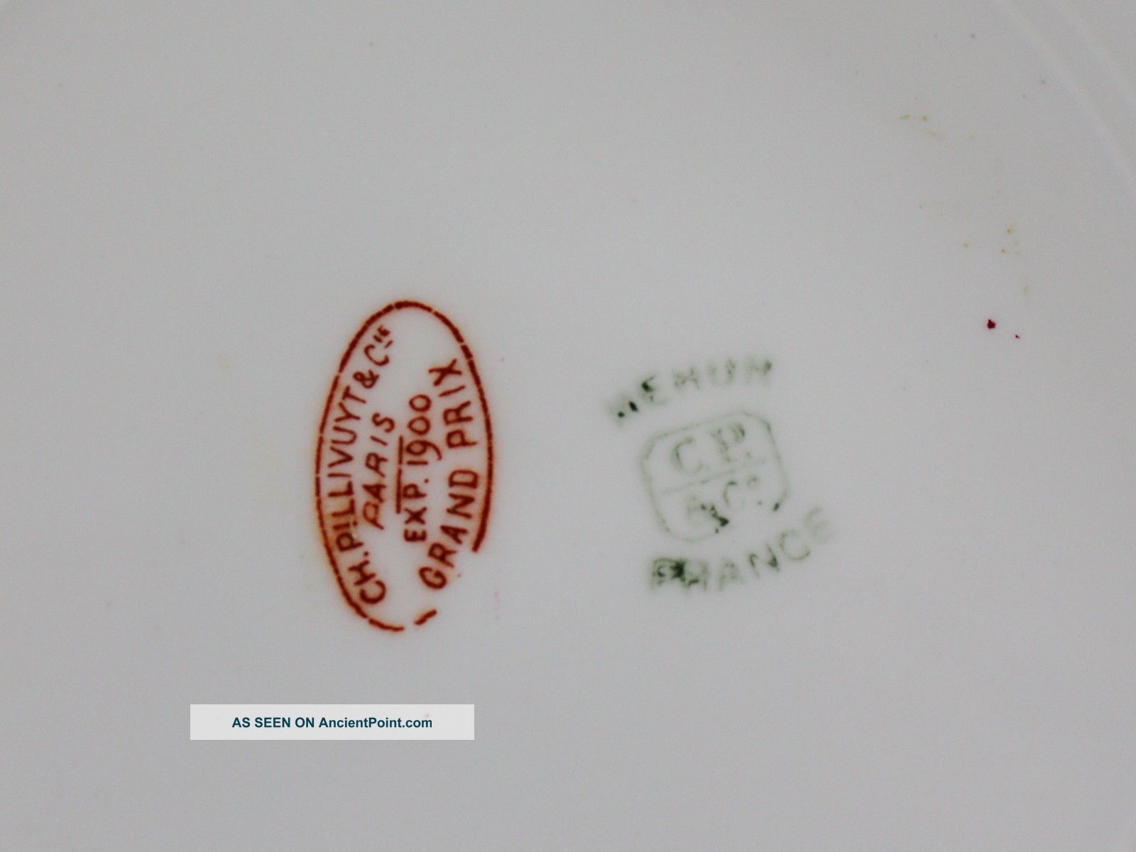 King Farouk I Of Egypt Palace Porcelain Plate Crown Ensignia 6 Pt.  Islamic Star Egyptian photo