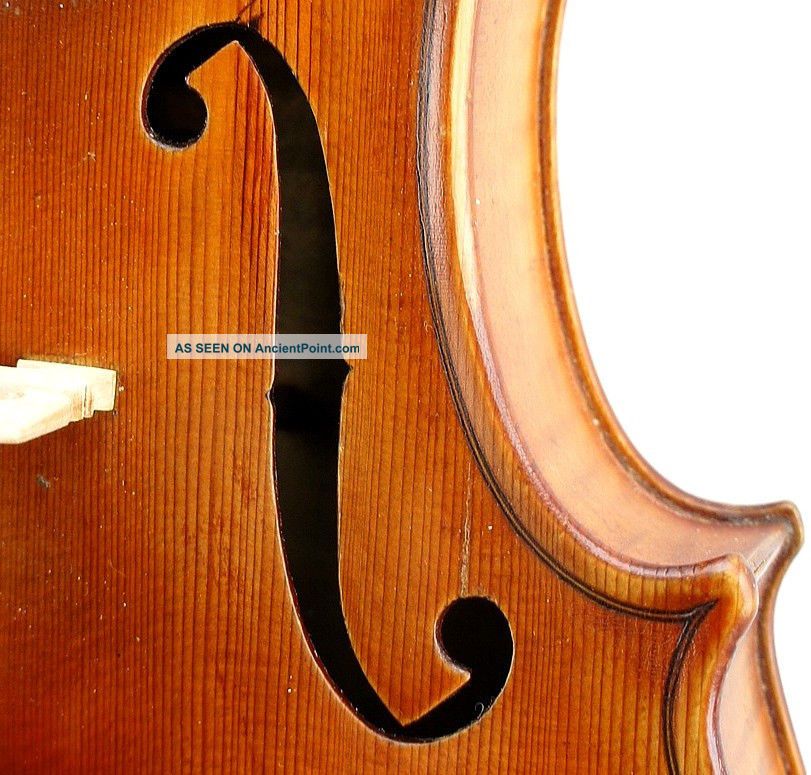 Antique American Violin By Alexander Ricard,  Springfield,  Massachusetts String photo