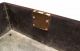 Antique Gothic Designed Riveted Tin Portable Lock Box Gun Safe Collection Box Safes & Still Banks photo 7