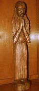 Authentic Virgin Mary Handcarved Statue Large Drc Sculptures & Statues photo 1