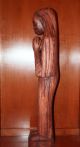 Authentic Virgin Mary Handcarved Statue Large Drc Sculptures & Statues photo 3