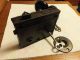Vintage Cobrin Lockset & Porcelain Door Knobs Complete W/working Skeleton Key Door Knobs & Handles photo 8