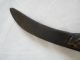 Primitive Antique Hand Made Knife Blade Iron Horn Finding Tool 1800 Very Rare Primitives photo 1