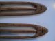 16 Pieces Folk Art Primitive Fishing Net Mending Tools Antique Handmade Astoria Primitives photo 5