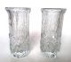 Art Deco Style Italian Fidenza Pressed Glass Angular Leaf Glasses Vase Italy Other photo 2