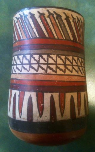 Sale Inca Treasures Ltd Pre Columbian Nazca,  Pottery Kero,  Vessel Artifact,  Art photo