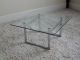 Mid Century Modern Chrome Table In The Style Of Milo Baughman Mid-Century Modernism photo 2