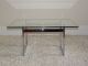 Mid Century Modern Chrome Table In The Style Of Milo Baughman Mid-Century Modernism photo 4