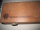 Waters Associates Vintage Wooden Box Boxes photo 5