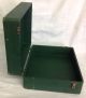 Fab Vintage Wooden First Aid Medicine Cabinet / Box / Chest With Green Covering Other photo 2