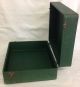 Fab Vintage Wooden First Aid Medicine Cabinet / Box / Chest With Green Covering Other photo 3