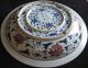 Large Ming Xuande White,  Blue And Red (青花釉里红） Charger Plates photo 10