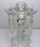 Antique Clear Glass Mantle Candle Luster / Candle Holder Candle Holders photo 11