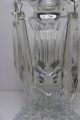 Antique Clear Glass Mantle Candle Luster / Candle Holder Candle Holders photo 1