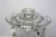 Antique Clear Glass Mantle Candle Luster / Candle Holder Candle Holders photo 4