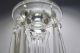 Antique Clear Glass Mantle Candle Luster / Candle Holder Candle Holders photo 8
