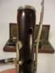 19th C.  Jerome Thibouville - Lamy Paris France Wood Woodwind 2 Flutes Set W/picolo Wind photo 7