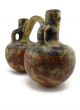 Across The Puddle Pre - Columbian Pottery Double Water Jar Reproduction Latin American photo 3