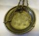 Rare Antique Brass Metal Balance Scale Weight 2 Pan Scales photo 1