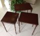 Mahogany Imperial Grand Rapids Nesting Side Tables (set Of 3) Post-1950 photo 1